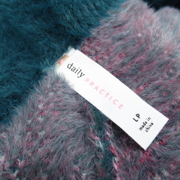 NWOT 💙 Anthropologie Daily Practice Cozy Pants Dark Turquoise - Large Petite - Picture 10 of 14